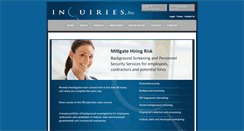 Desktop Screenshot of inquiriesinc.com